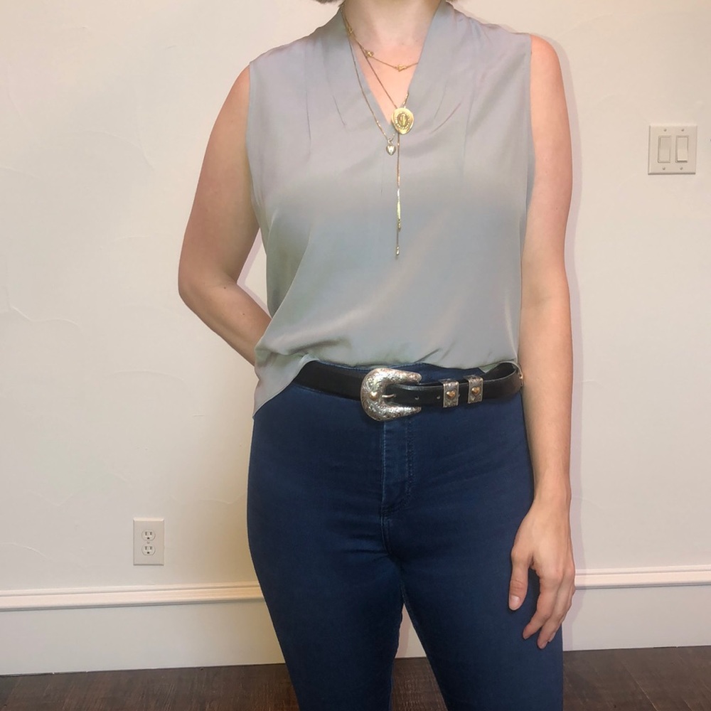 Gray Antonio Melani light shirt.